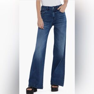Hint of Blu High Waist Wide Leg Jeans 29